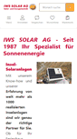 Mobile Screenshot of iwssolar.ch